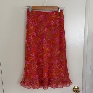 Floral y2k skirt